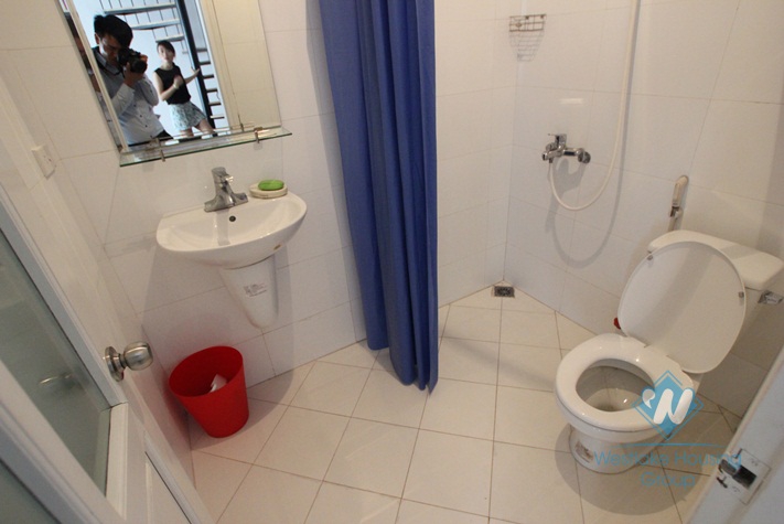 Bright duplex apartment for lease in Westlake area, Hanoi, fully furnished.